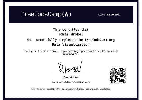 Data Visualization Certificate