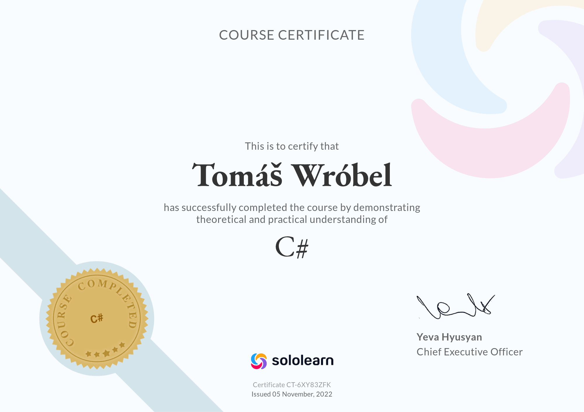 C# Certificate